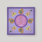 CH13 观音宝语 20cm – Purple – back