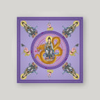 CH13 观音宝语 20cm – Purple – front