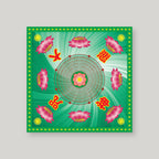 DB4C 九华大悲莲 – Green – front