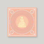 DZW13 - 地藏王莲花纸 – Orange – front