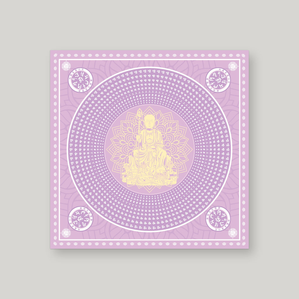DZW13 - 地藏王莲花纸 – Purple – front