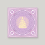 DZW13 - 地藏王莲花纸 – Purple – front