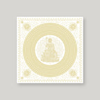 DZW13 - 地藏王莲花纸 – White – front