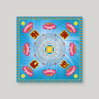JL4C 九华极乐莲 – Blue – front
