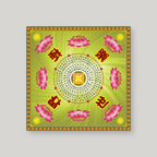 JL4C 九华极乐莲 – Dark yellow – front