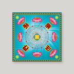 JL4C 九华极乐莲 – Ocean blue – front