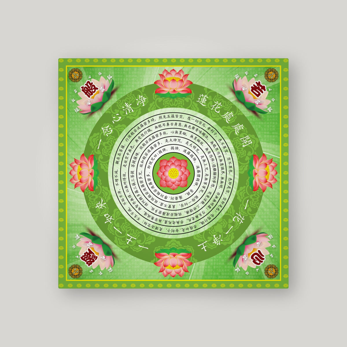 QX8 - 清心莲花 – Green – front